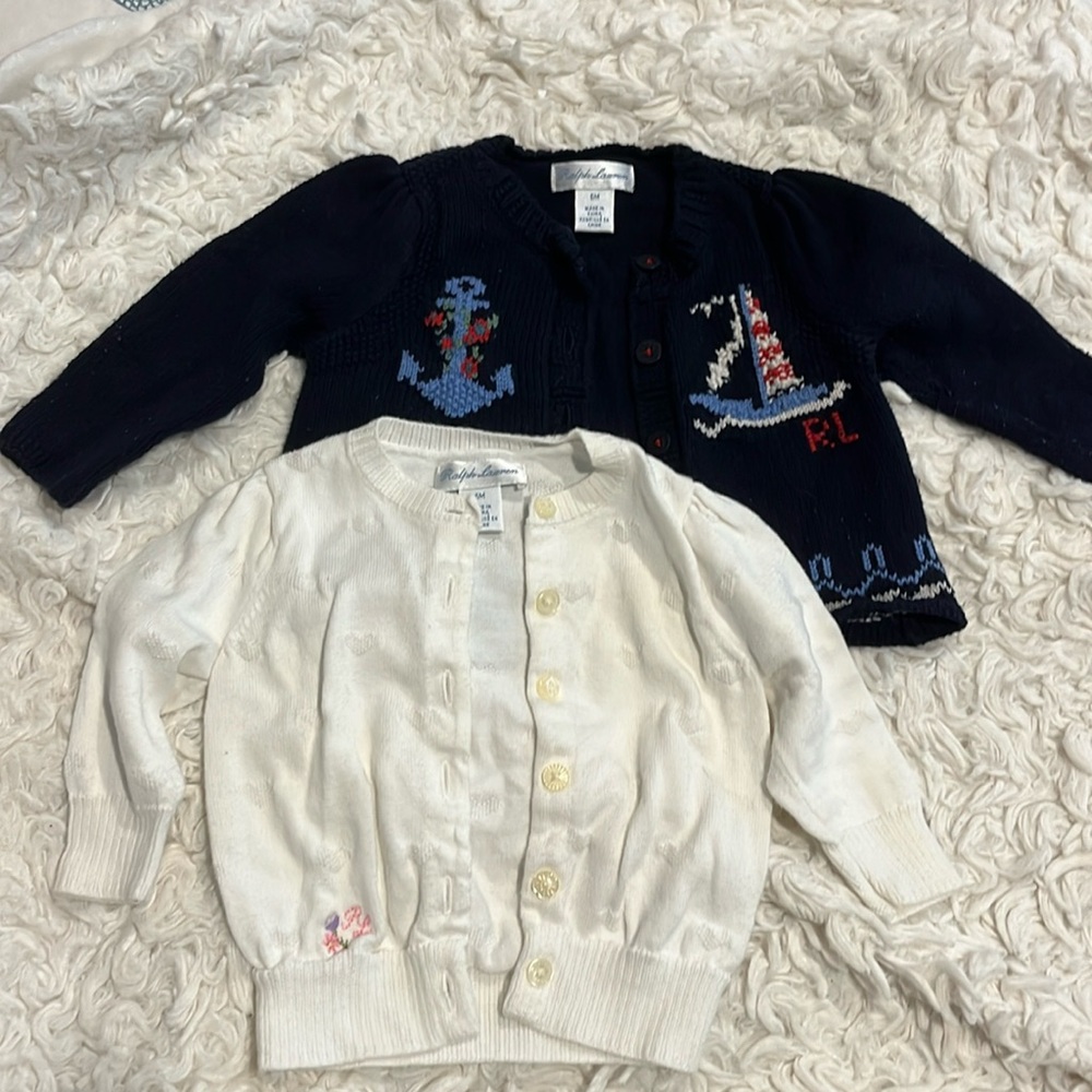 Ralph Lauren infant Cardigans size 6 months